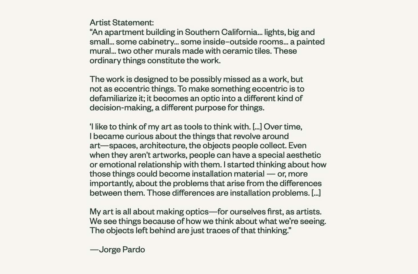 Jorge Pardo Image 1